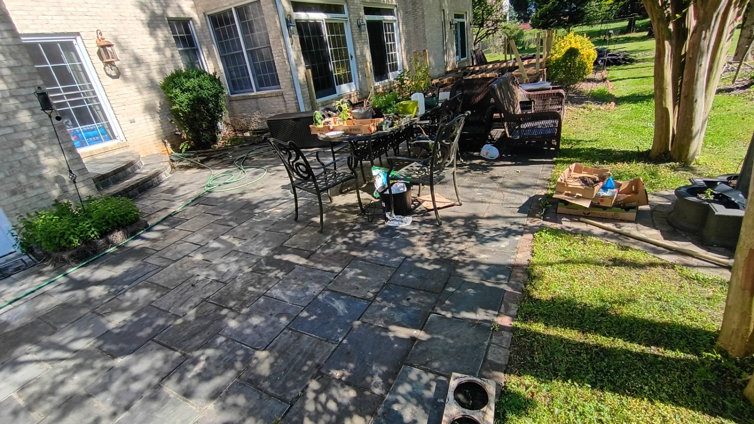 Existing patio