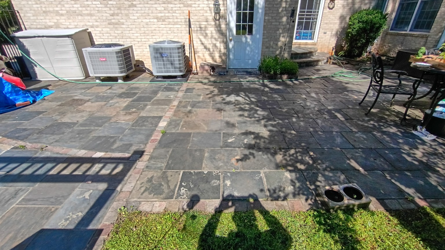 Before rear patio